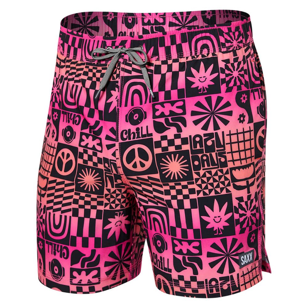 saxx underwear oh buoy 2n1 5´´ swimming shorts rose m homme