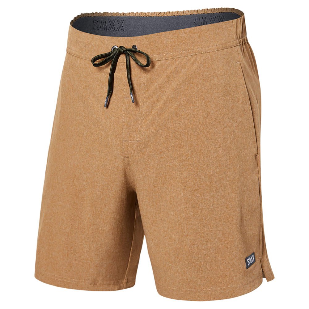 saxx underwear sport 2 life 2n1 shorts orange s homme