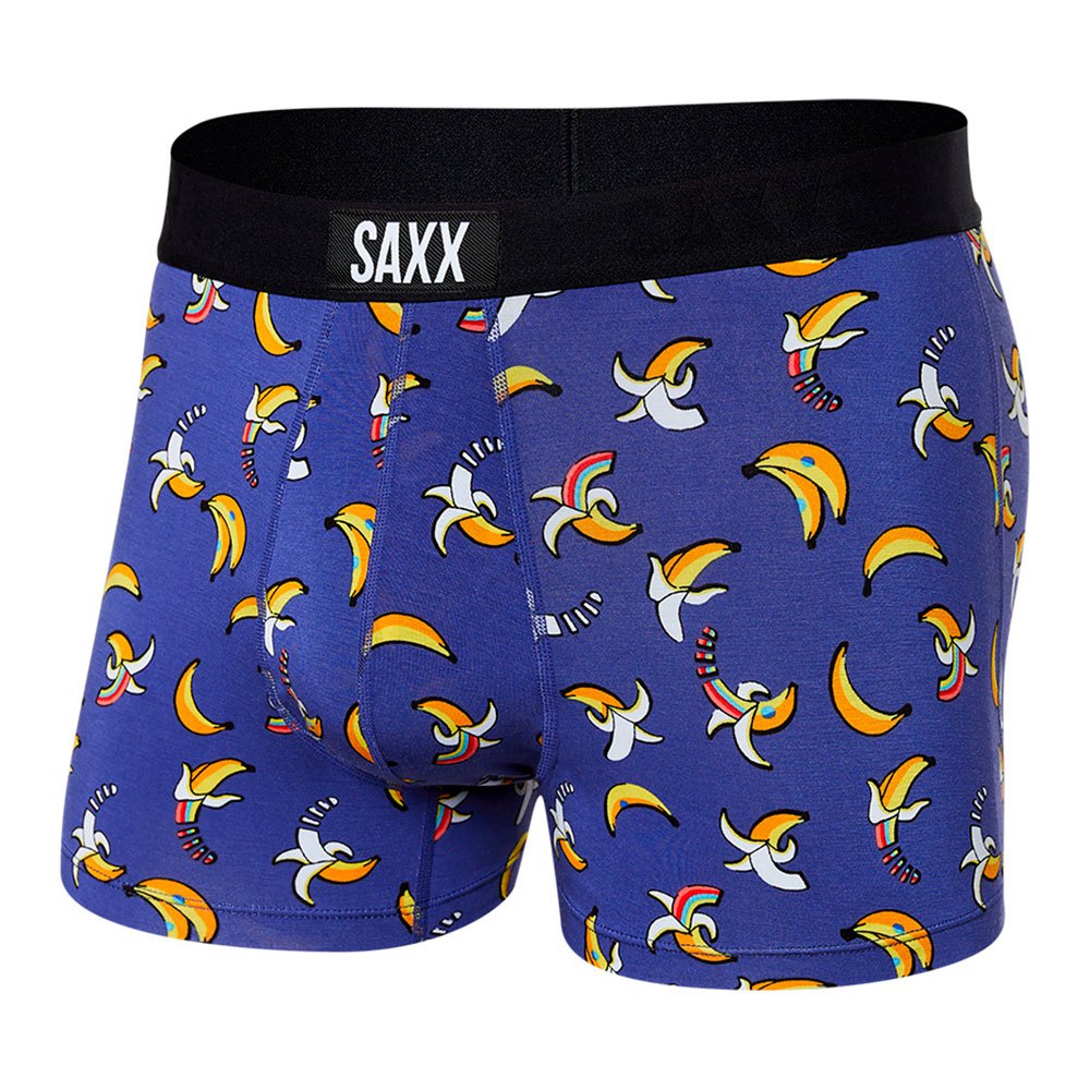 saxx underwear vibe trunk boxer bleu m homme