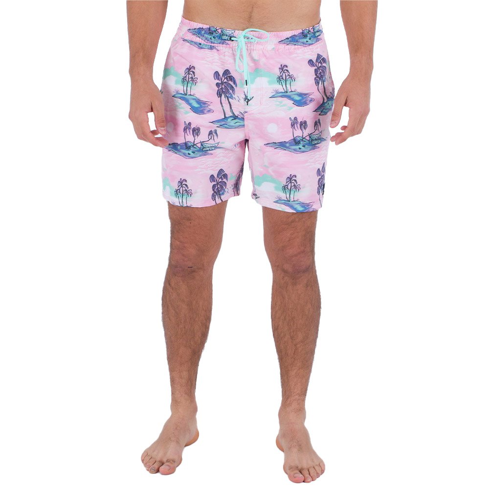 hurley cannonball volley 17´´ swimming shorts rose l homme