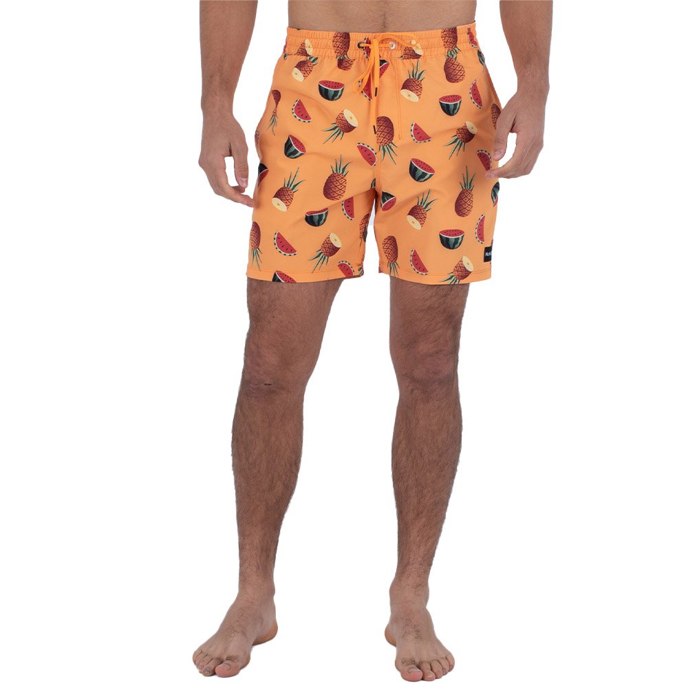 hurley cannonball volley 17´´ swimming shorts orange l homme