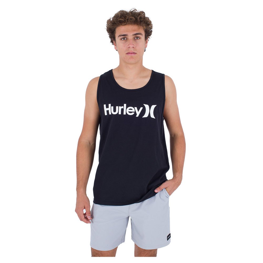 hurley everyday oao solid sleeveless t-shirt noir l homme