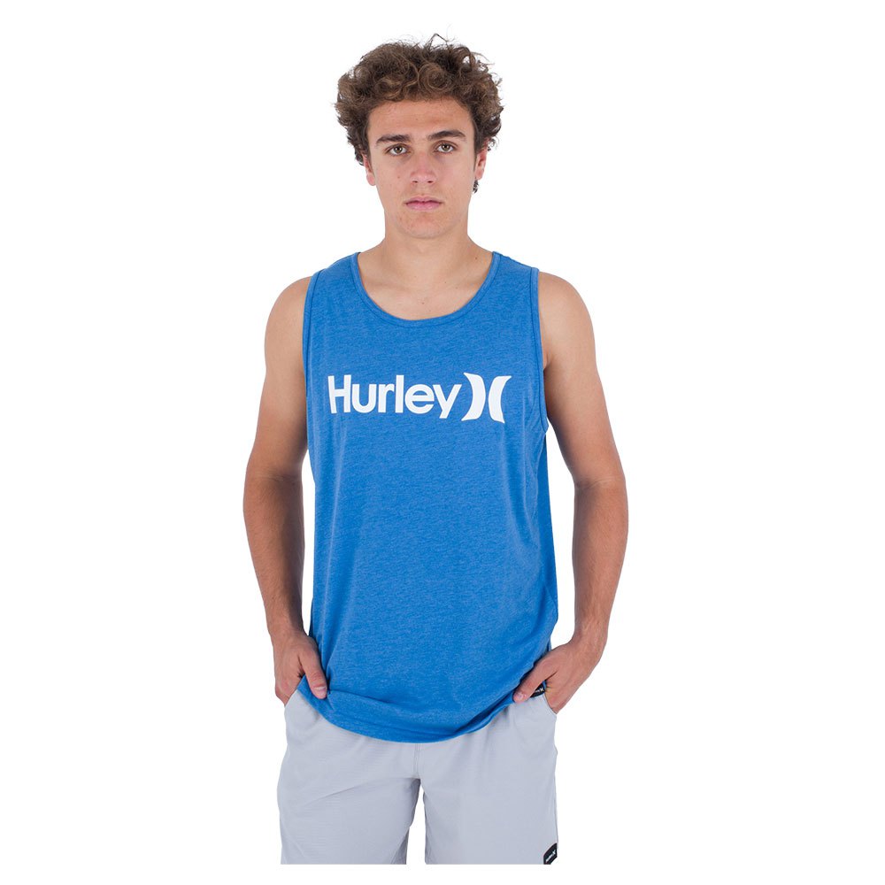 hurley everyday oao solid sleeveless t-shirt bleu l homme