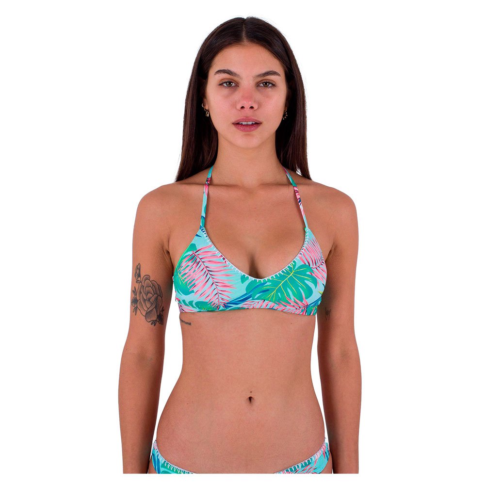 hurley java tropical adjustable bikini top vert l femme