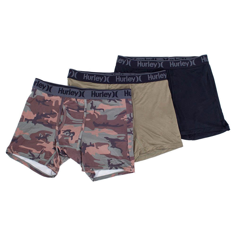 hurley supersoft boxer 3 units multicolore xl homme