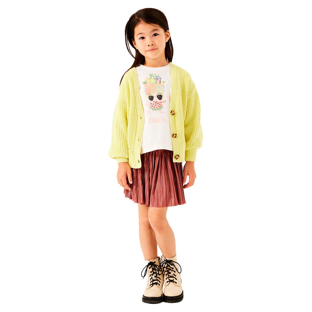 garcia b34652 sweatshirt jaune 6-7 years fille