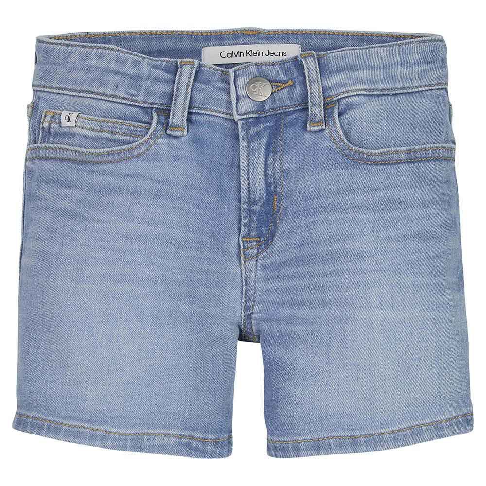 calvin klein jeans essential mr slim shorts bleu 10 years fille