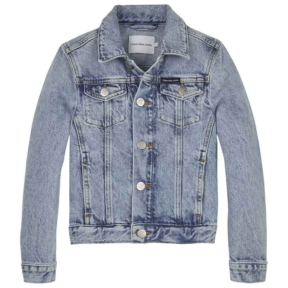 calvin klein jeans ig0ig01921 jacket bleu 4 years fille