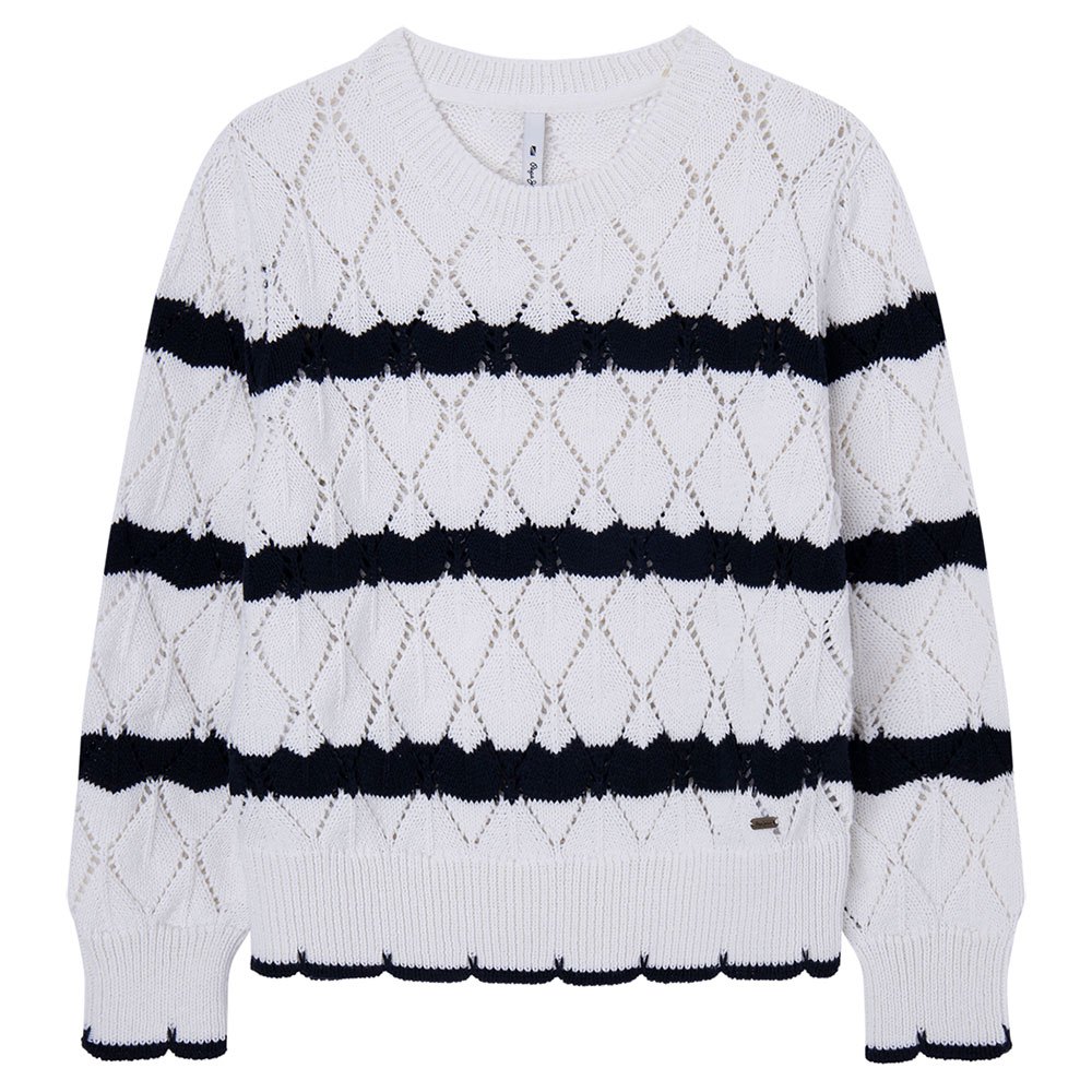 pepe jeans carlie sweater blanc 10 years fille