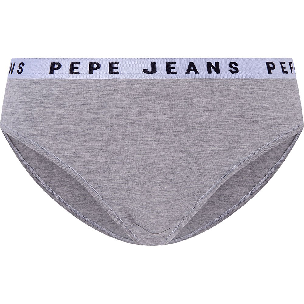 pepe jeans logo panties gris xl femme