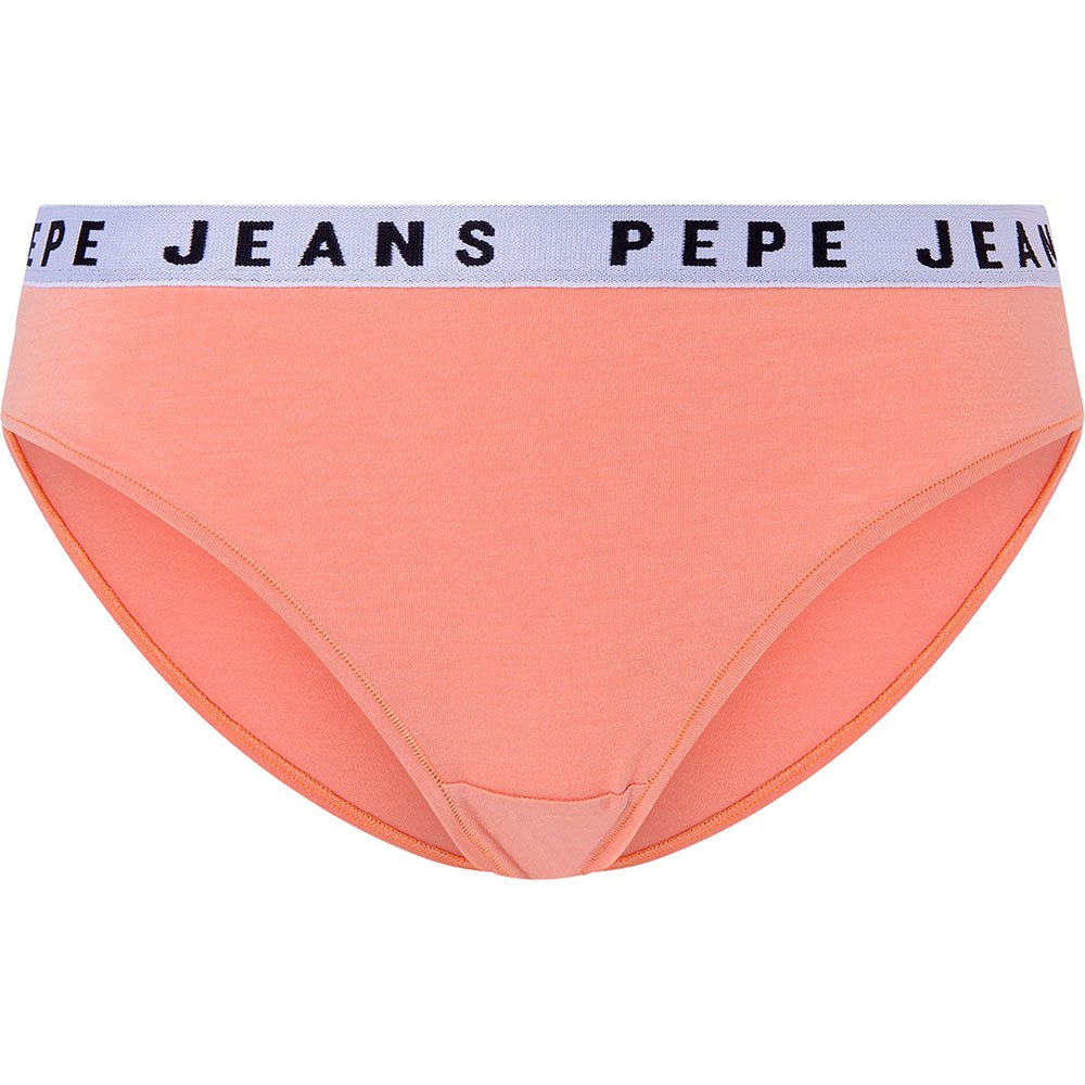pepe jeans solid panties orange s femme