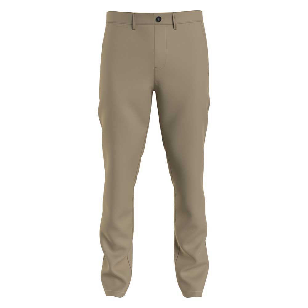 calvin klein jeans ckj026 slim stretch chino pants beige 30 / 34 homme