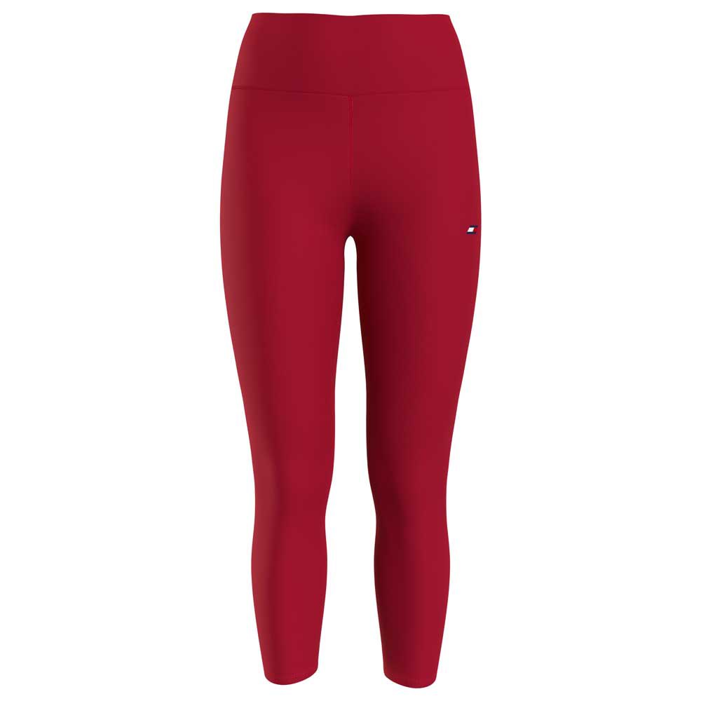 tommy hilfiger essentials rw 7/8 leggings rouge l femme