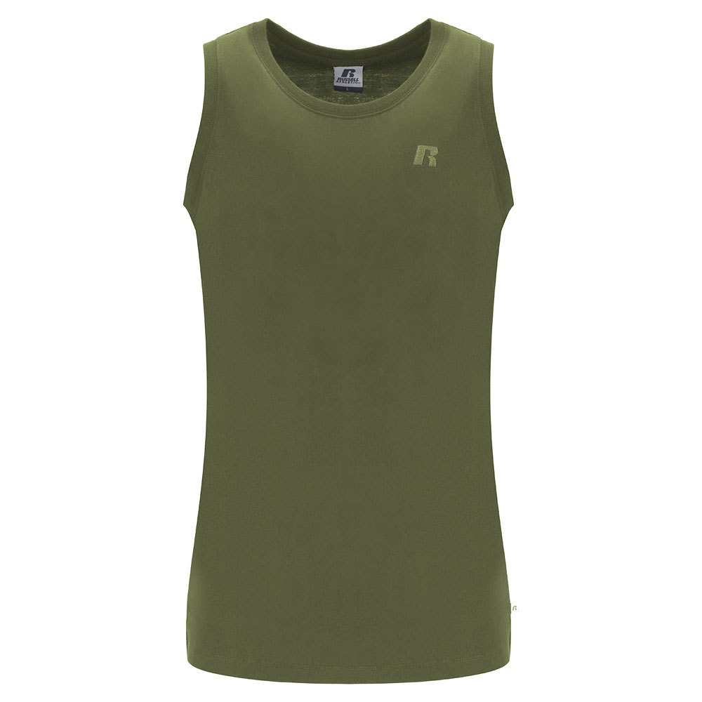 russell athletic amt a30021 sleeveless t-shirt vert m homme