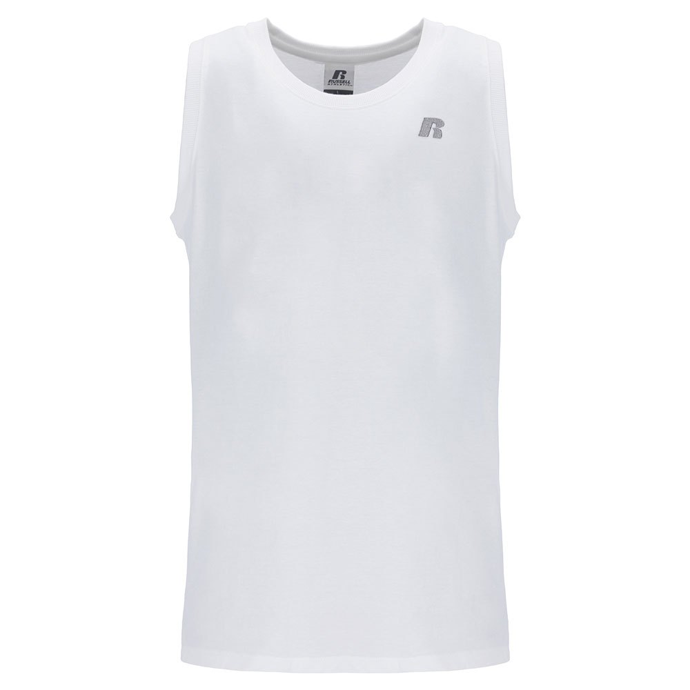 russell athletic amt a30021 sleeveless t-shirt blanc l homme