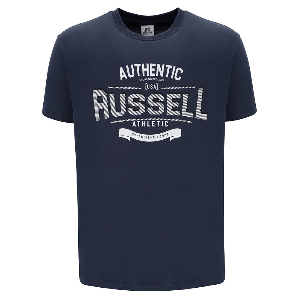 russell athletic amt a30081 short sleeve t-shirt bleu l homme