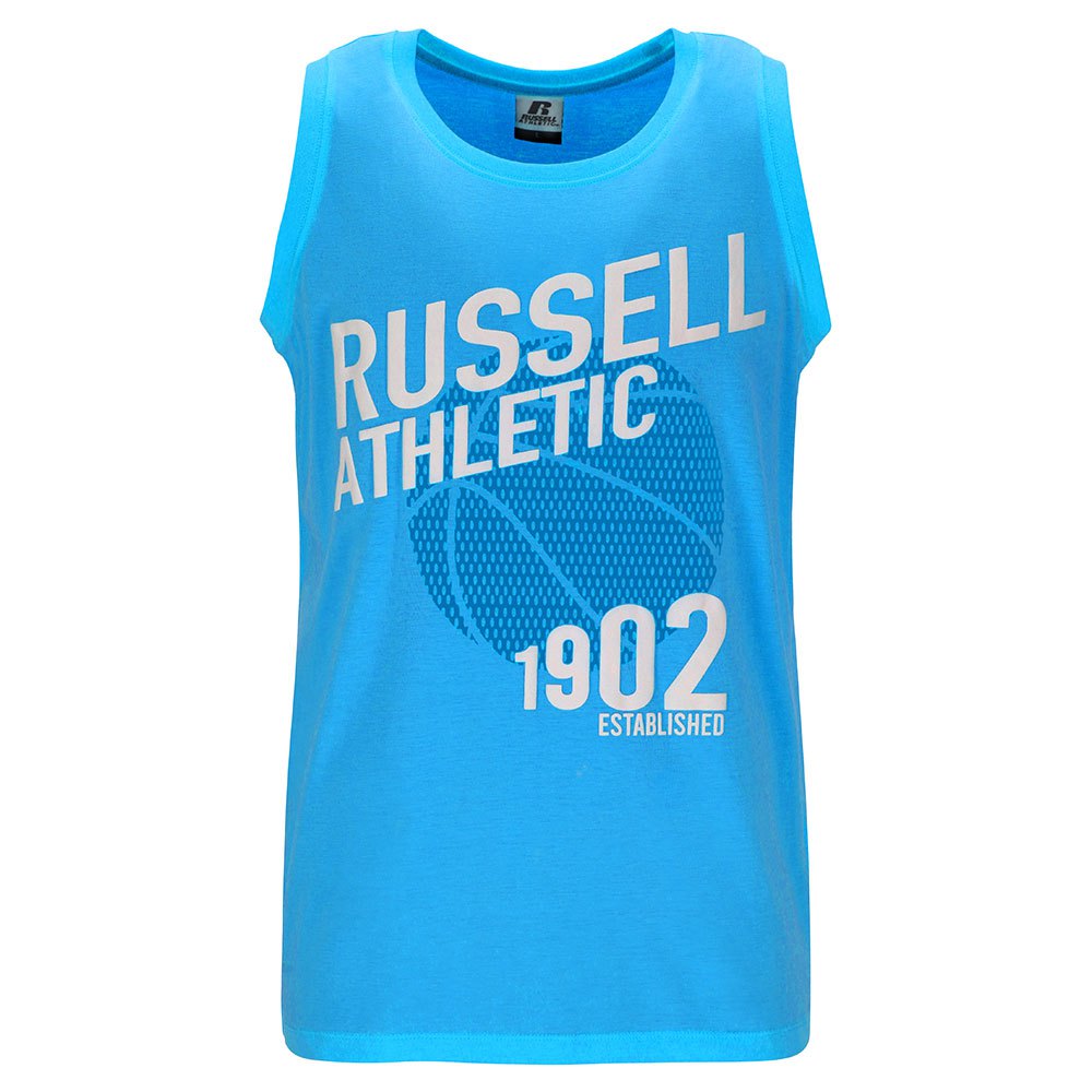 russell athletic amt a30261 sleeveless t-shirt bleu s homme
