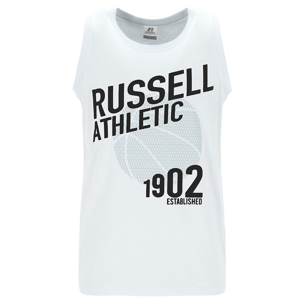 russell athletic amt a30261 sleeveless t-shirt blanc s homme