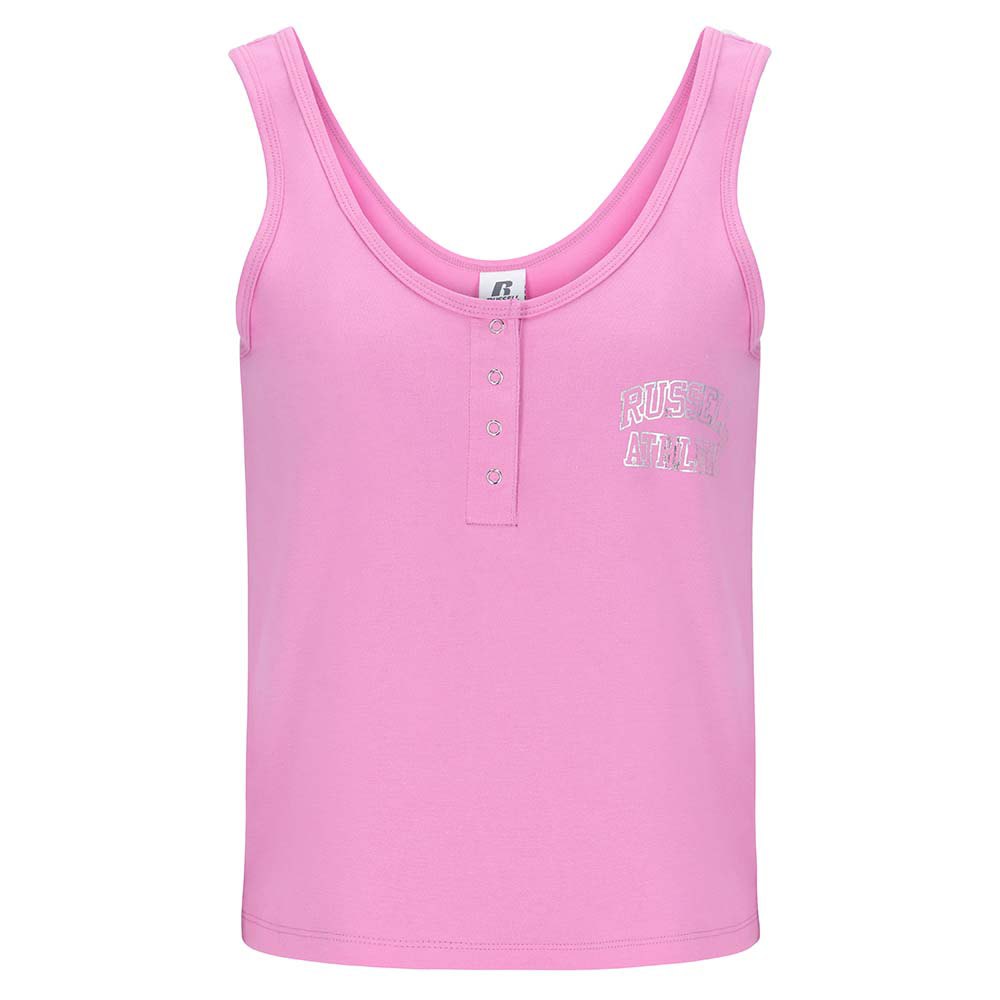 russell athletic awt a31041 sleeveless t-shirt rose xs femme