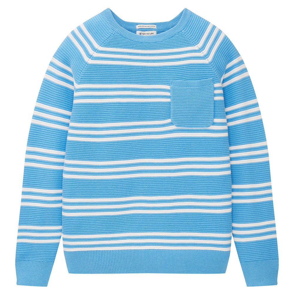 tom tailor knitted pullover sweater bleu 116-122 cm