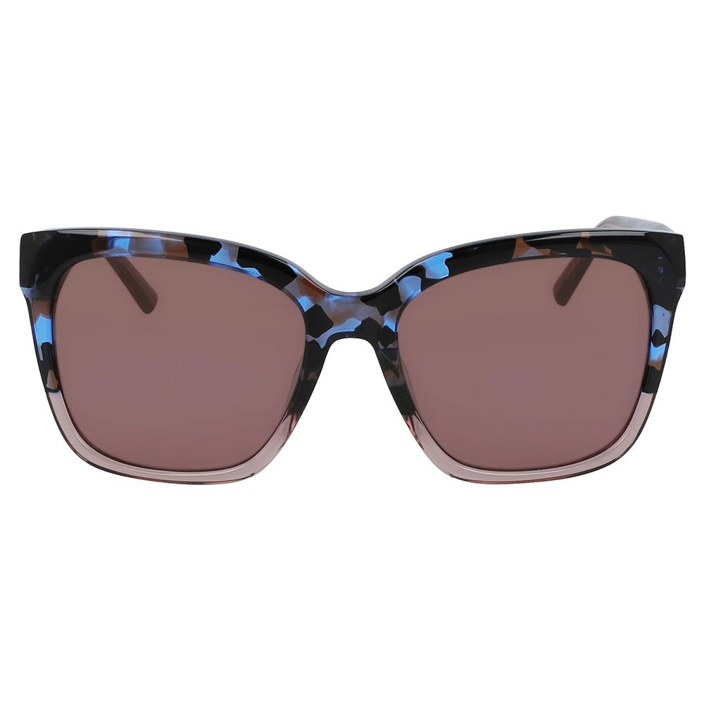 donna karan 534s sunglasses bleu brown/cat2 homme