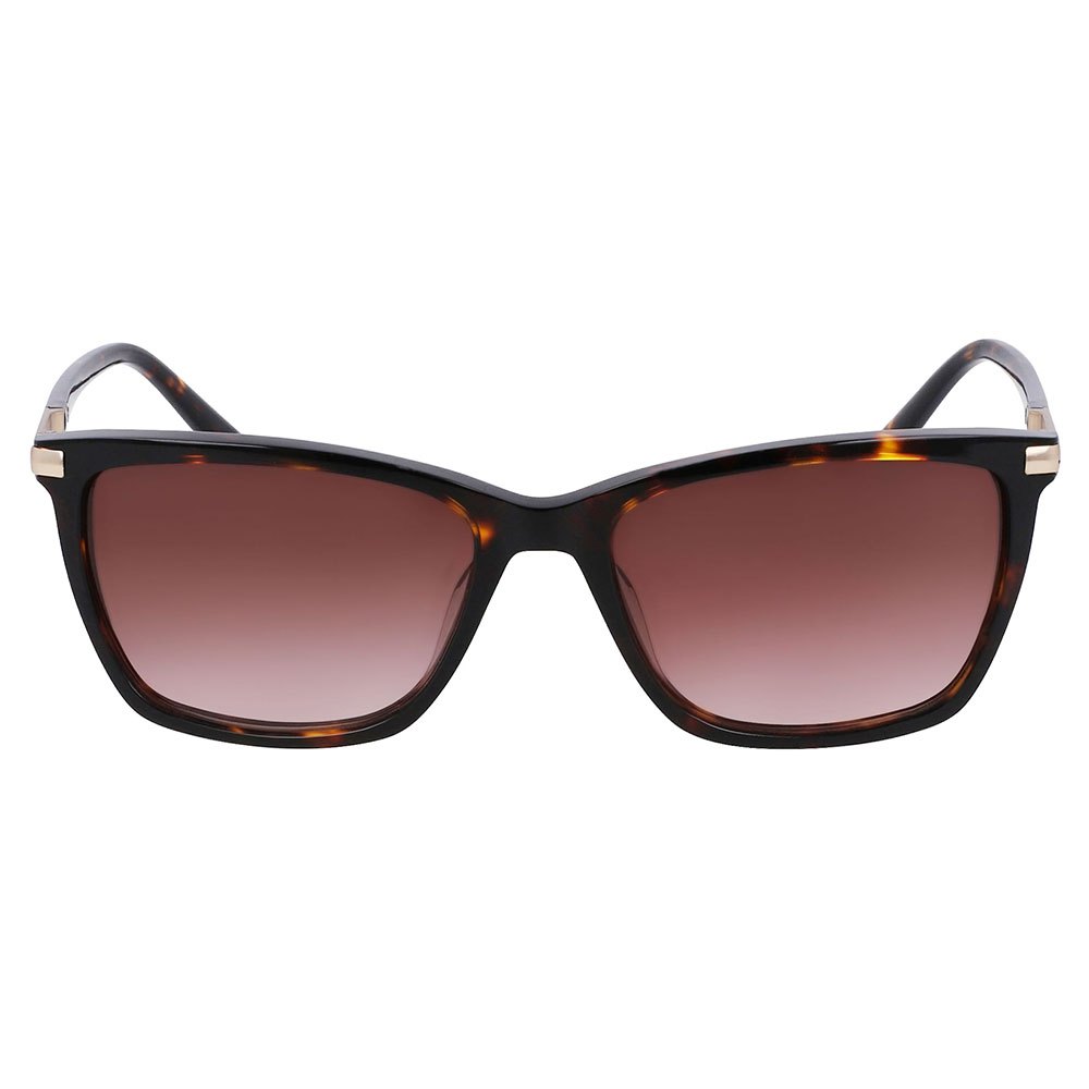 donna karan 539s sunglasses marron light brown homme