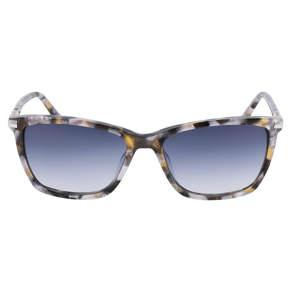 donna karan 539s sunglasses beige,bleu medium blue homme