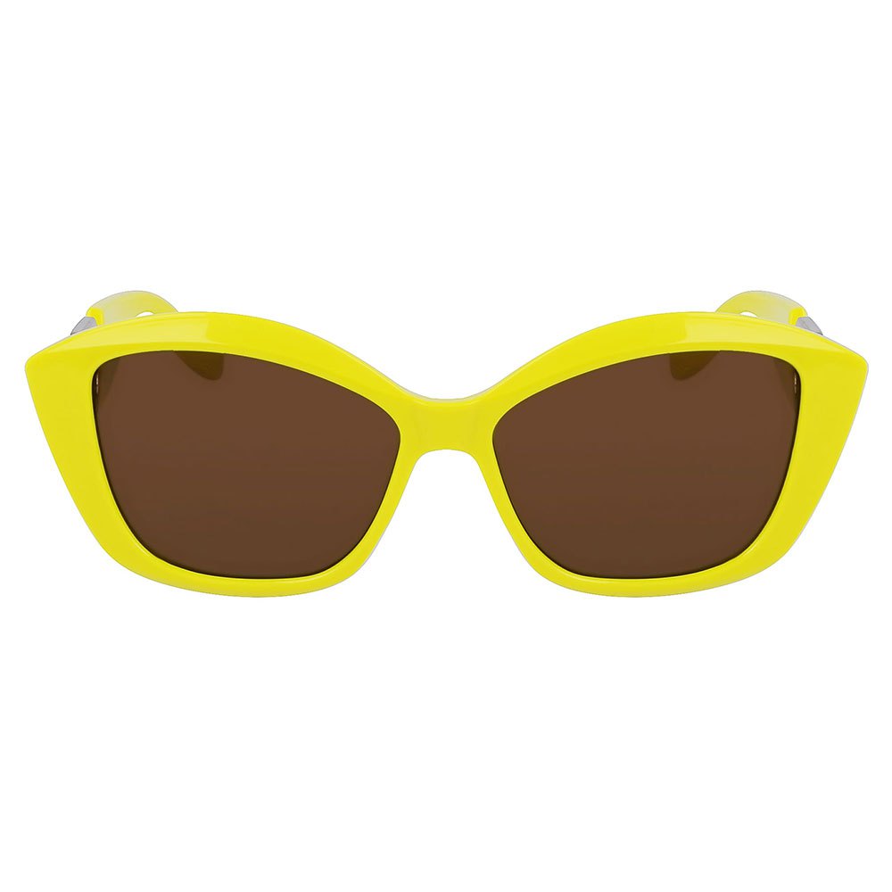 karl lagerfeld 6102s sunglasses jaune yellow/cat2 homme