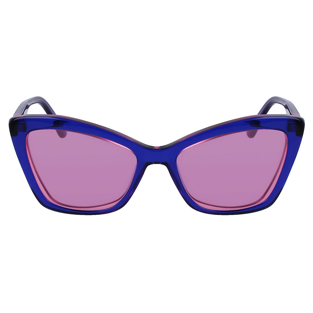 karl lagerfeld 6105s sunglasses bleu medium blue homme