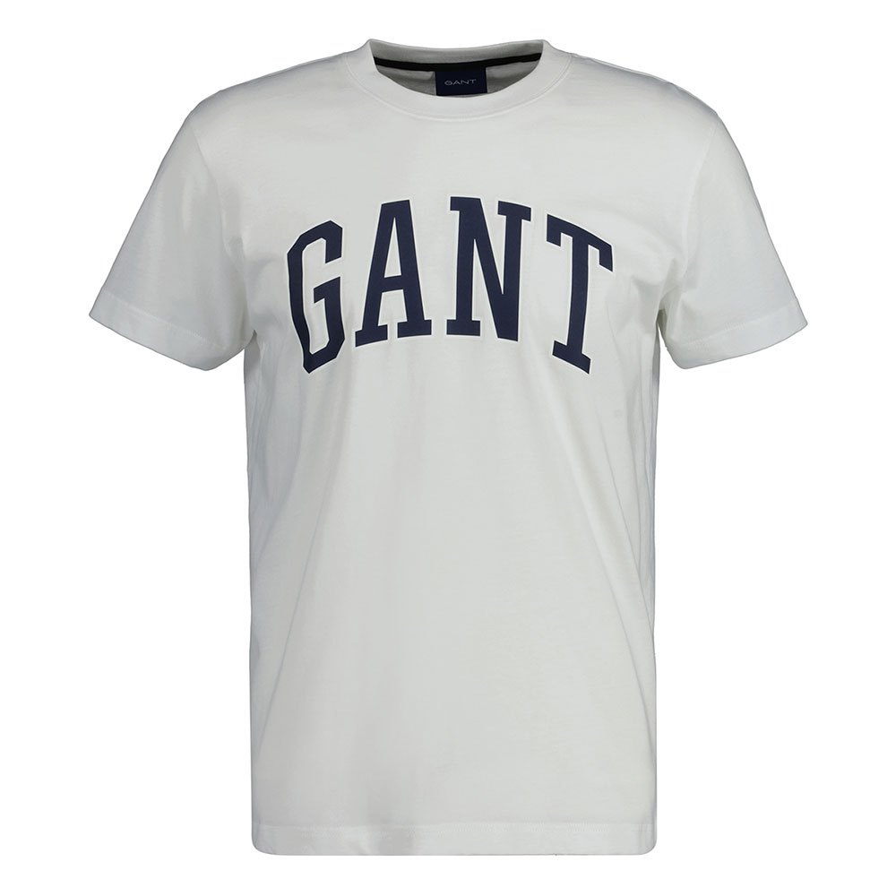 gant 2003181 short sleeve t-shirt blanc l homme