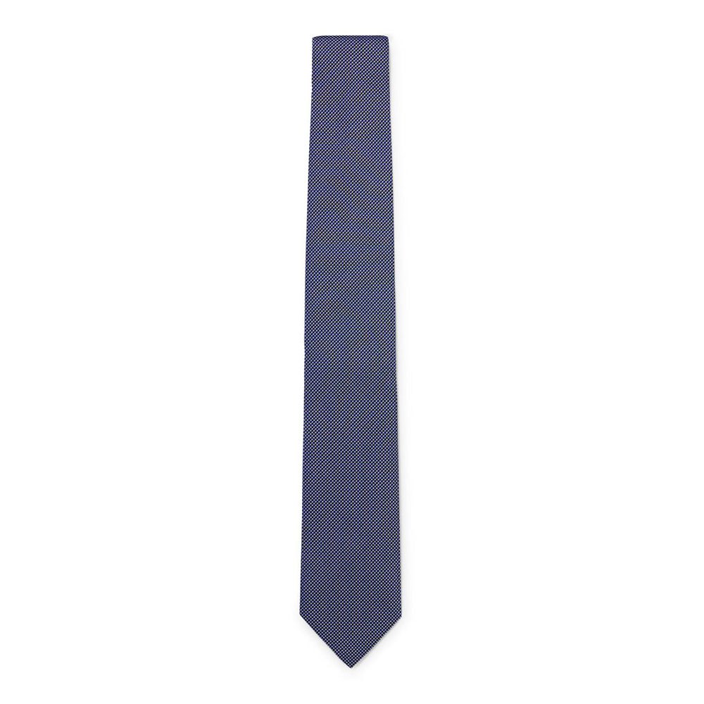boss 50491162 tie bleu 7.5 cm homme