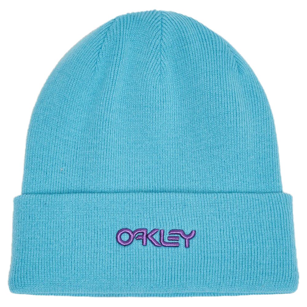 oakley apparel b1b logo beanie bleu  homme