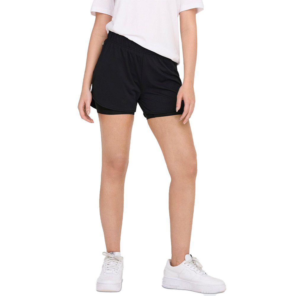 only play mila 2 loose fit sweat shorts noir xl femme