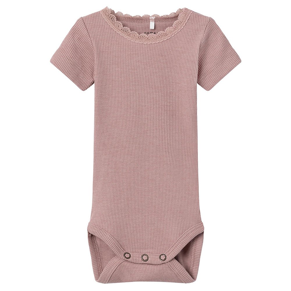 name it kab baby short sleeve body rose 4 months fille