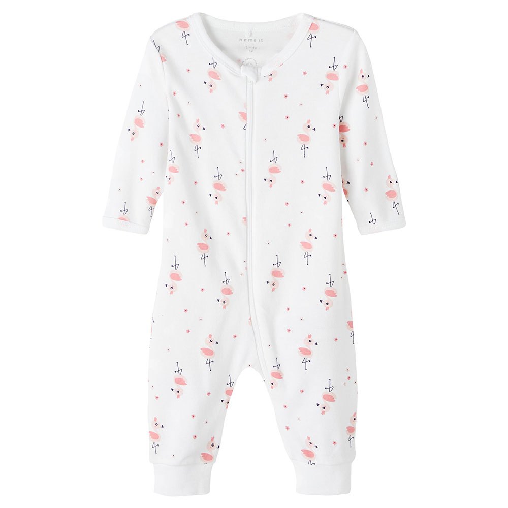 name it zip flamingo baby pyjama blanc 4 years fille