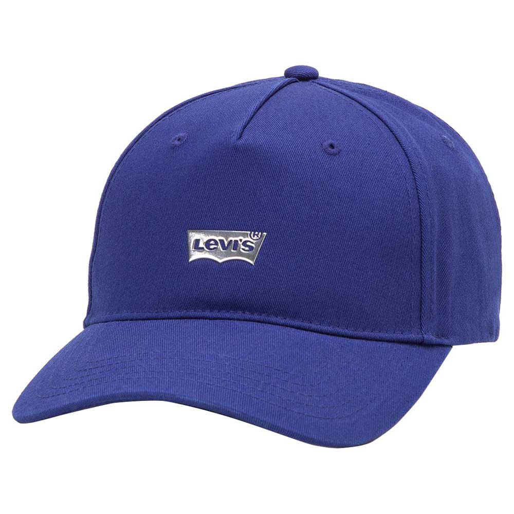 levis accessories metallic housemark logo cap bleu  homme