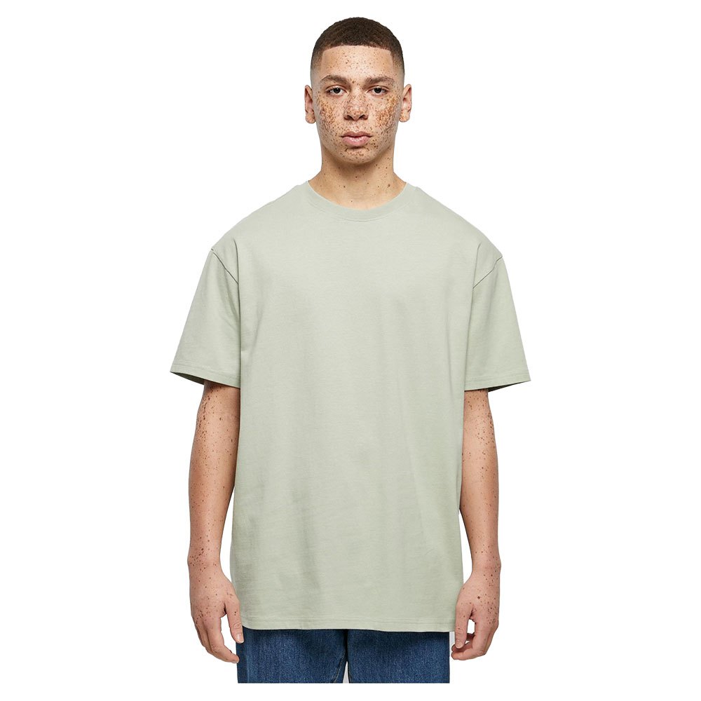 build your brand heavy oversize short sleeve crew neck t-shirt vert xl homme