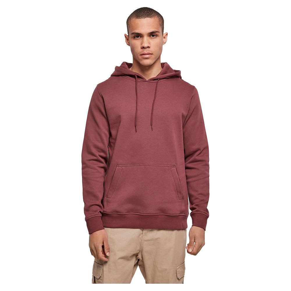 build your brand organic hoodie rouge xl homme