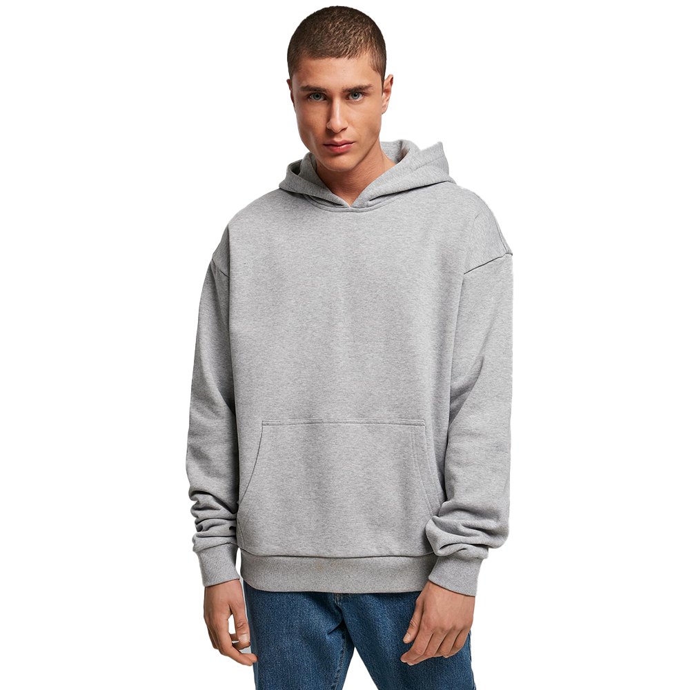 build your brand ultra heavy cotton box hoodie gris xs homme