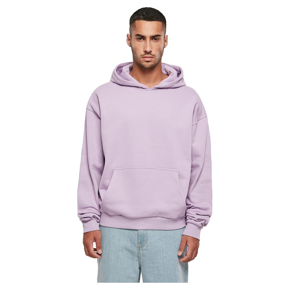 build your brand ultra heavy cotton box hoodie violet 5xl homme