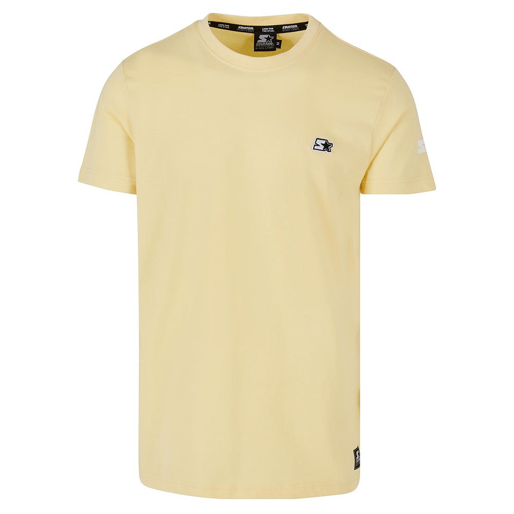 starter essential short sleeve t-shirt jaune l homme