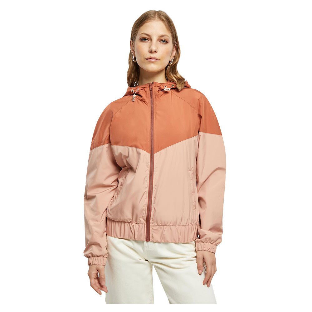 urban classics arrow jacket orange m femme