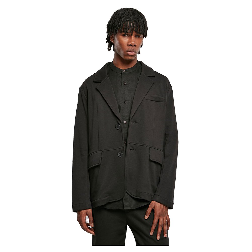 urban classics terry blazer jacket noir 2xl homme
