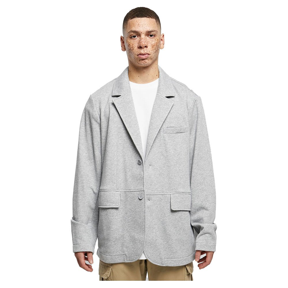 urban classics terry blazer jacket gris l homme