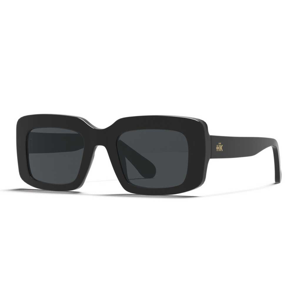 hanukeii santorini sunglasses noir uv400 protection/cat3 homme