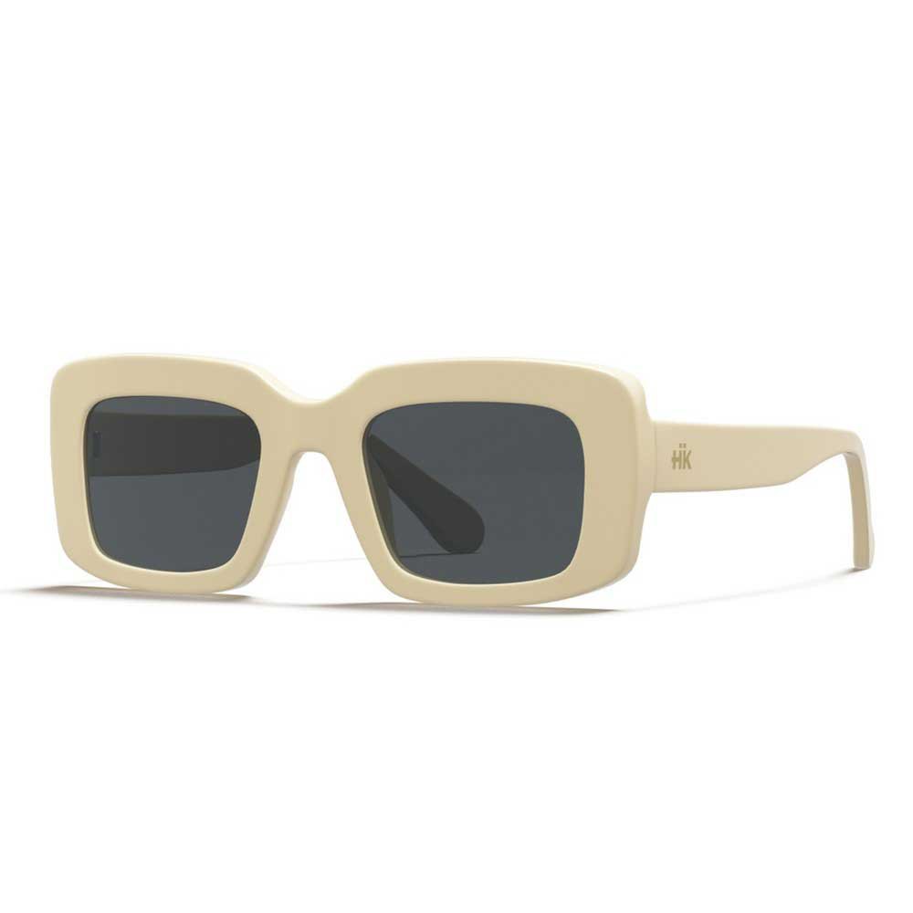 hanukeii santorini sunglasses beige uv400 protection/cat3 homme