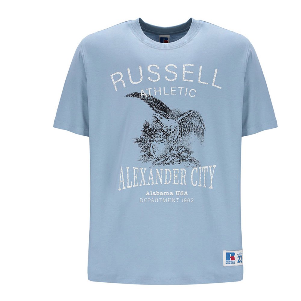 russell athletic e36412 short sleeve t-shirt bleu s homme
