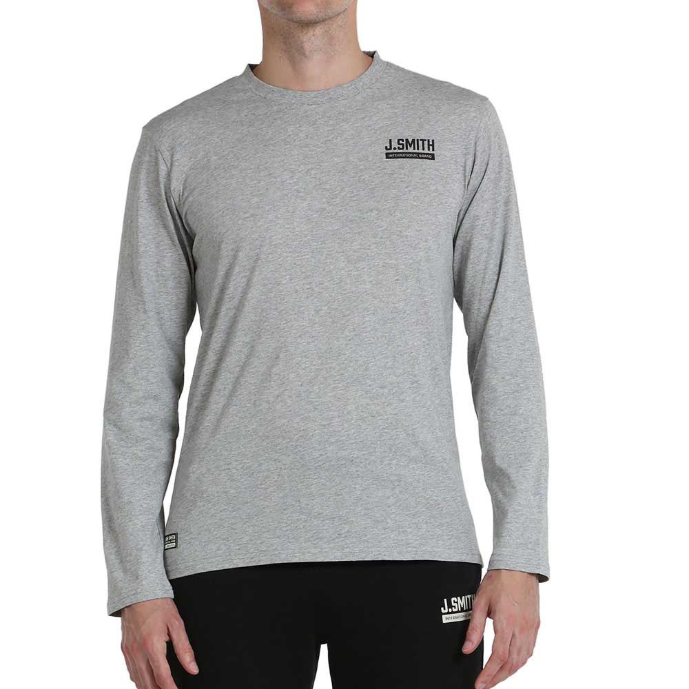 john smith exime long sleeve t-shirt gris s homme