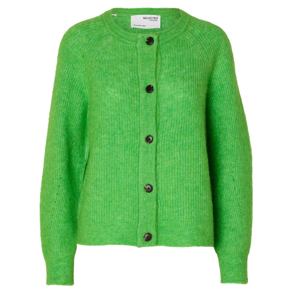 selected lulu cardigan vert 2xl femme