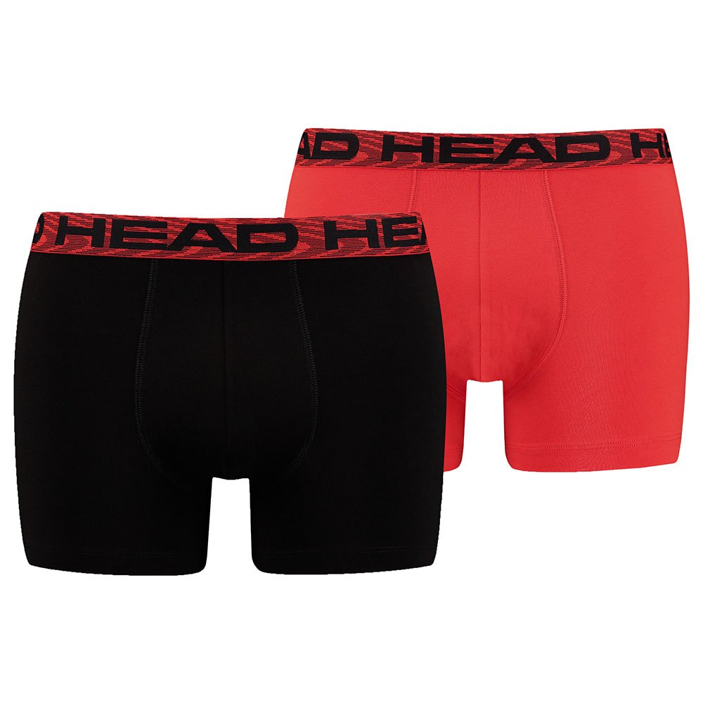 head seasonal boxer 2 units rouge,noir l homme
